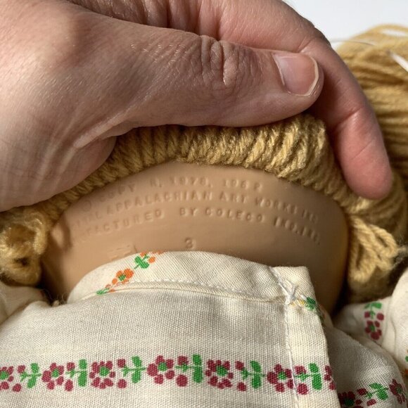 Cabbage Patch Kids 1978 #55 Blonde Doll 18” - Picture 6 of 7